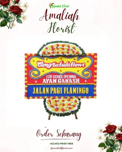 Bunga Papan Congratulation di Nagri Kaler